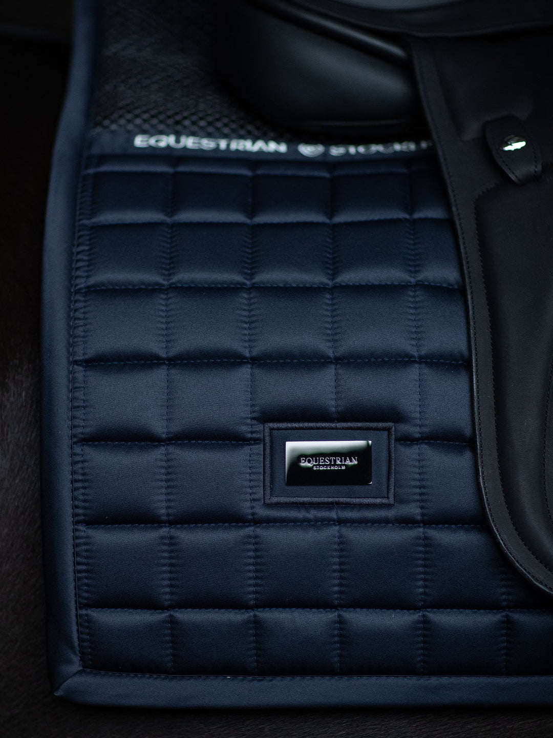 Equestrian Stockholm Dressage Saddle Pad Performance Navy - Dressage Saddle Pad - Kingdom Equestrian