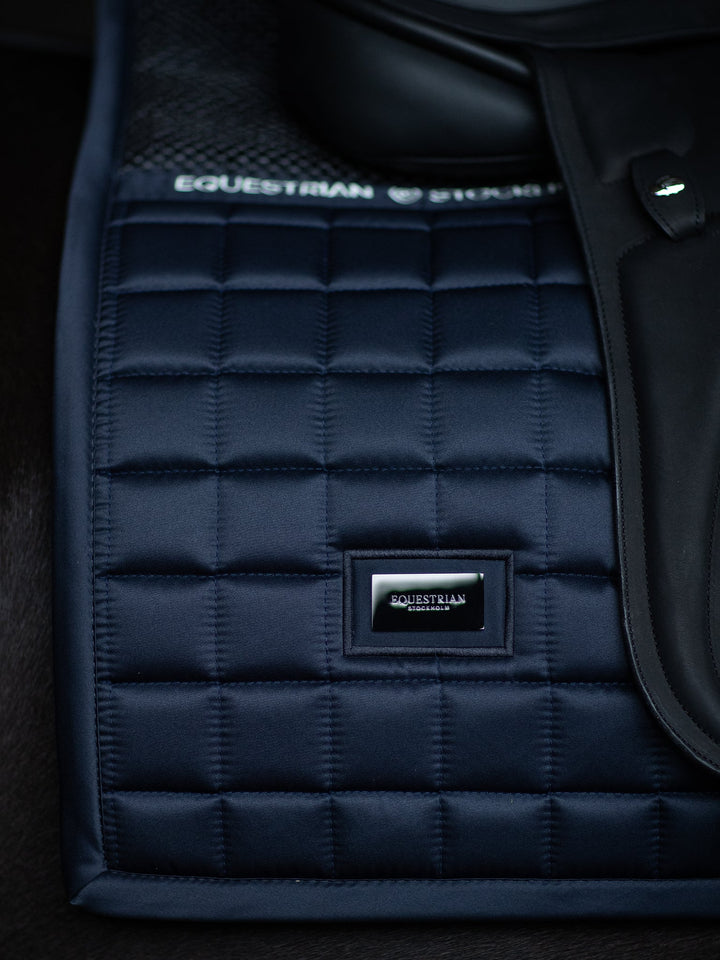 Equestrian Stockholm Dressage Saddle Pad Performance Navy - Dressage Saddle Pad - Kingdom Equestrian