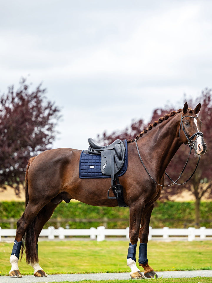 Equestrian Stockholm Dressage Saddle Pad Performance Navy - Dressage Saddle Pad - Kingdom Equestrian