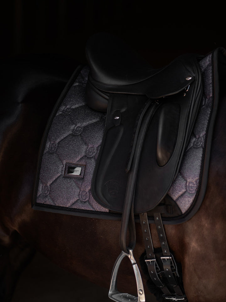 Equestrian Stockholm Dressage Saddle Pad Purple Glimmer - Dressage Saddle Pad - Kingdom Equestrian