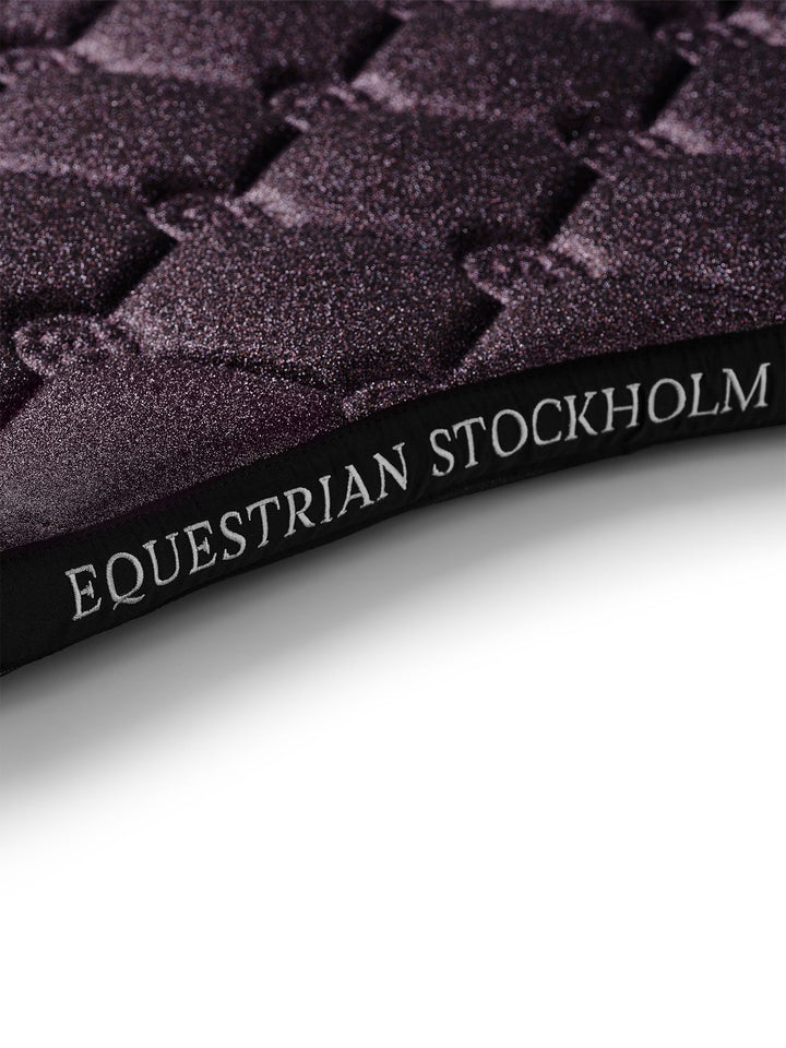 Equestrian Stockholm Dressage Saddle Pad Purple Glimmer - Dressage Saddle Pad - Kingdom Equestrian