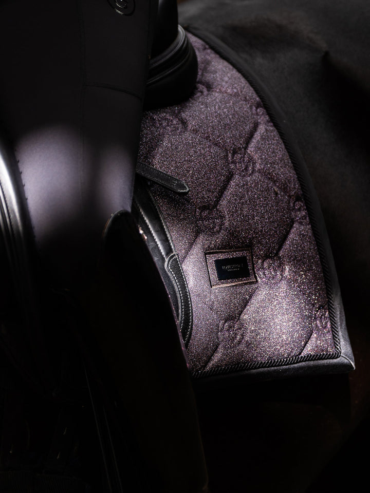 Equestrian Stockholm Dressage Saddle Pad Purple Glimmer - Dressage Saddle Pad - Kingdom Equestrian