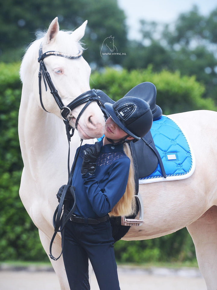 Equestrian Stockholm Dressage Saddle Pad Sapphire - Dressage Saddle Pad - Kingdom Equestrian