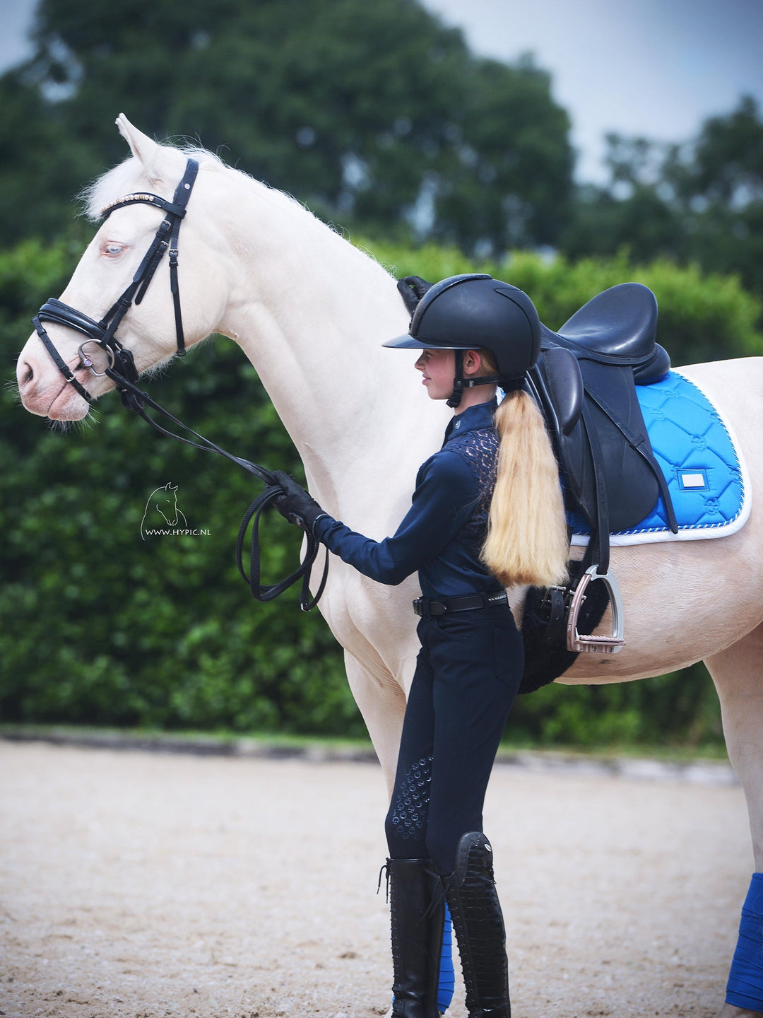 Equestrian Stockholm Dressage Saddle Pad Sapphire - Dressage Saddle Pad - Kingdom Equestrian