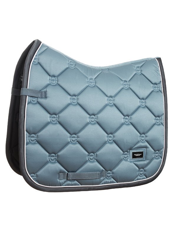 Equestrian Stockholm Dressage Saddle Pad Steel Blue - Dressage Saddle Pad - Kingdom Equestrian