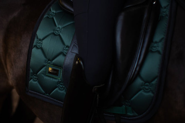 Equestrian Stockholm Dressage Saddle Pad Sycamore Green - Dressage Saddle Pad - Kingdom Equestrian