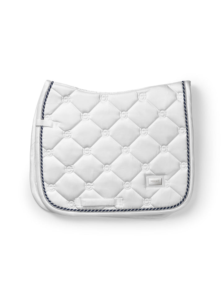 Equestrian Stockholm Dressage Saddle Pad White Perfection - Dressage Saddle Pad - Kingdom Equestrian