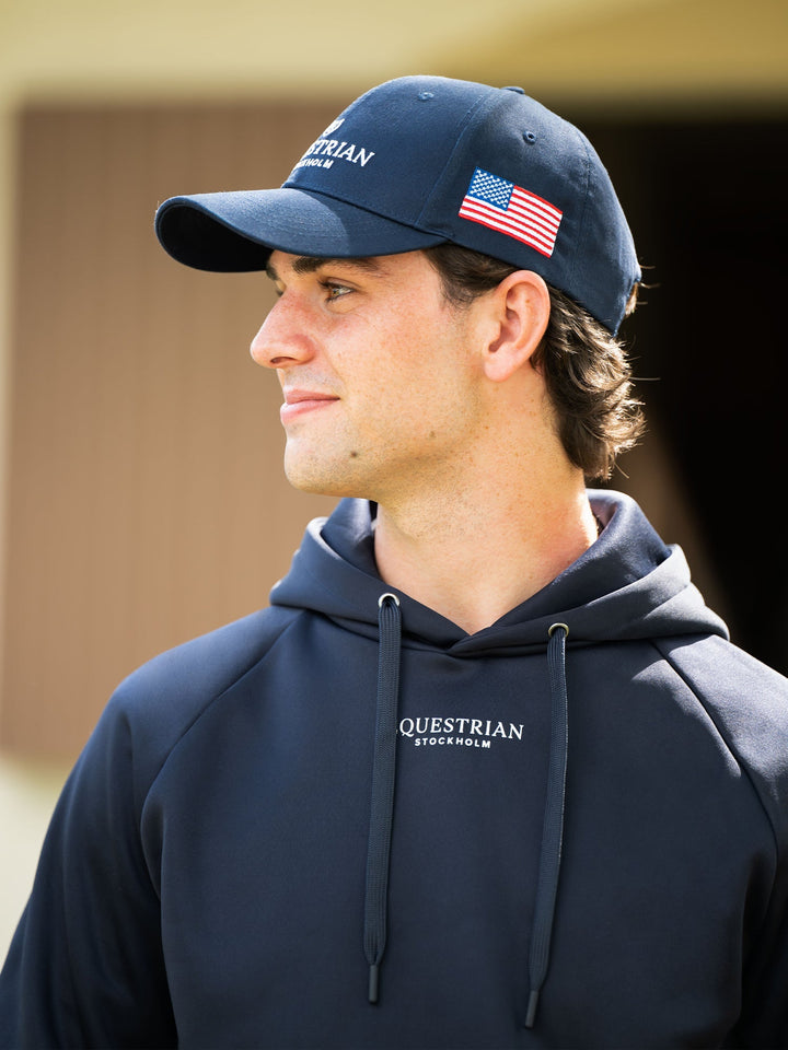 Equestrian Stockholm Ease Hoodie Men Navy - Sweater - Kingdom Equestrian