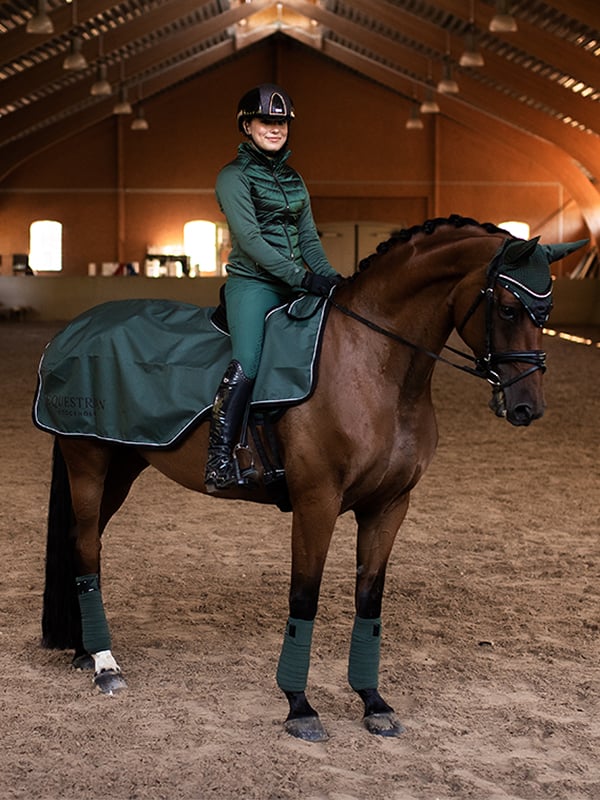 Equestrian Stockholm Exercise Blanket Sycamore Green - Horse Blanket - Kingdom Equestrian