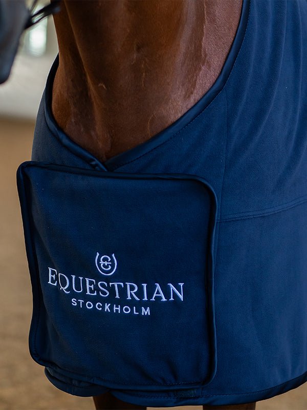 Equestrian Stockholm Fleece Blanket Explore Midnight Blue - Horse Blanket - Kingdom Equestrian