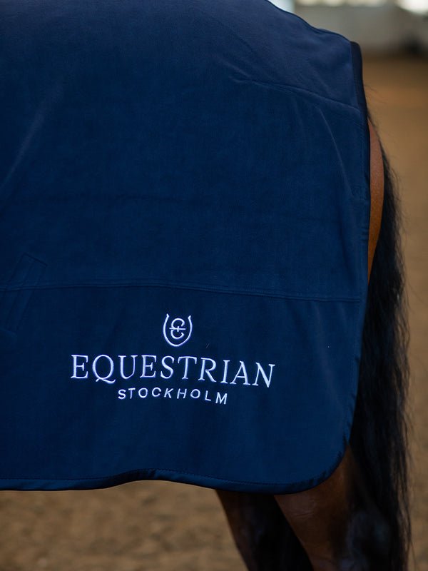 Equestrian Stockholm Fleece Blanket Explore Midnight Blue - Horse Blanket - Kingdom Equestrian