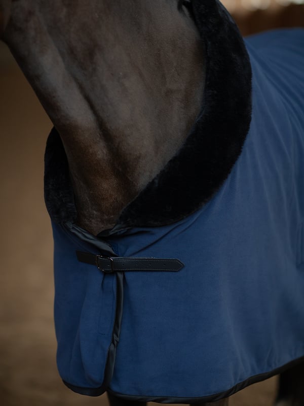 Equestrian Stockholm Fleece Blanket Fur Dark Venice - Horse Blanket - Kingdom Equestrian