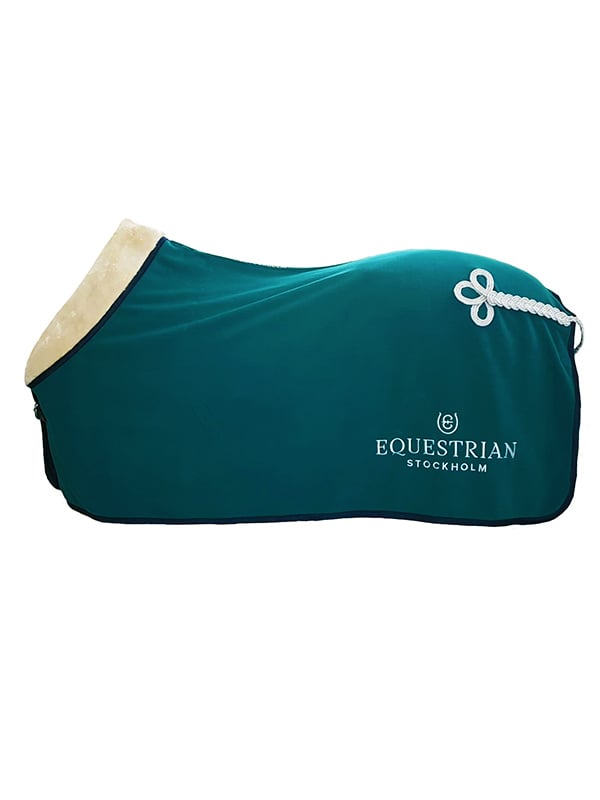 Equestrian Stockholm Fleece Blanket Fur Emerald - Horse Blanket - Kingdom Equestrian