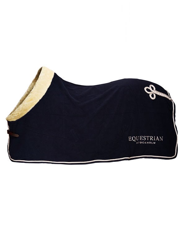 Equestrian Stockholm Fleece Blanket Fur Navy - Horse Blanket - Kingdom Equestrian