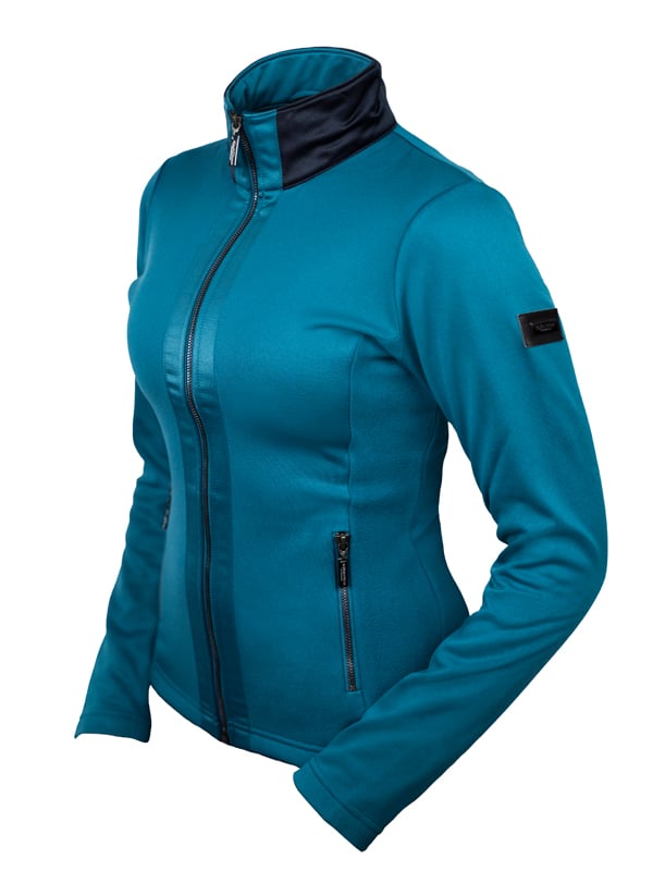 Equestrian Stockholm Fleece Jacket Aurora Blues - Riding Jacket - Kingdom Equestrian