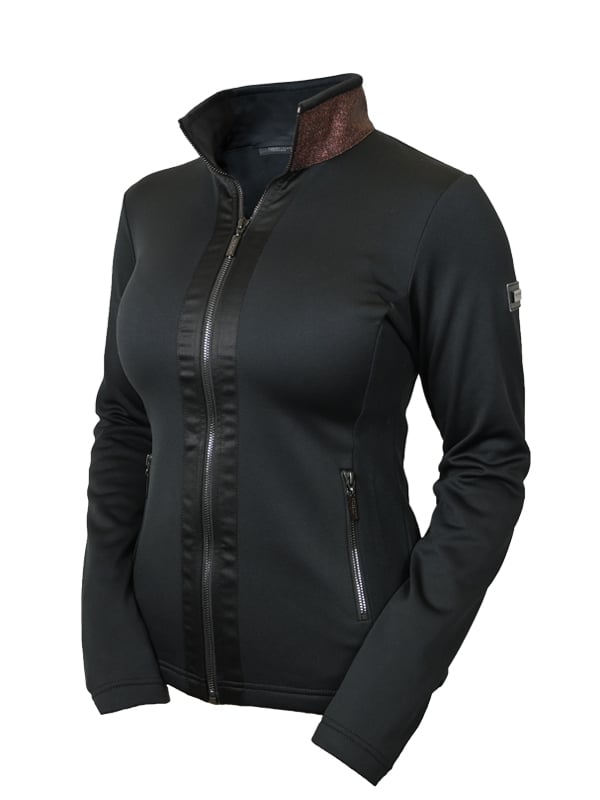 Equestrian Stockholm Fleece Jacket Mahogany Glimmer - Riding Jacket - Kingdom Equestrian