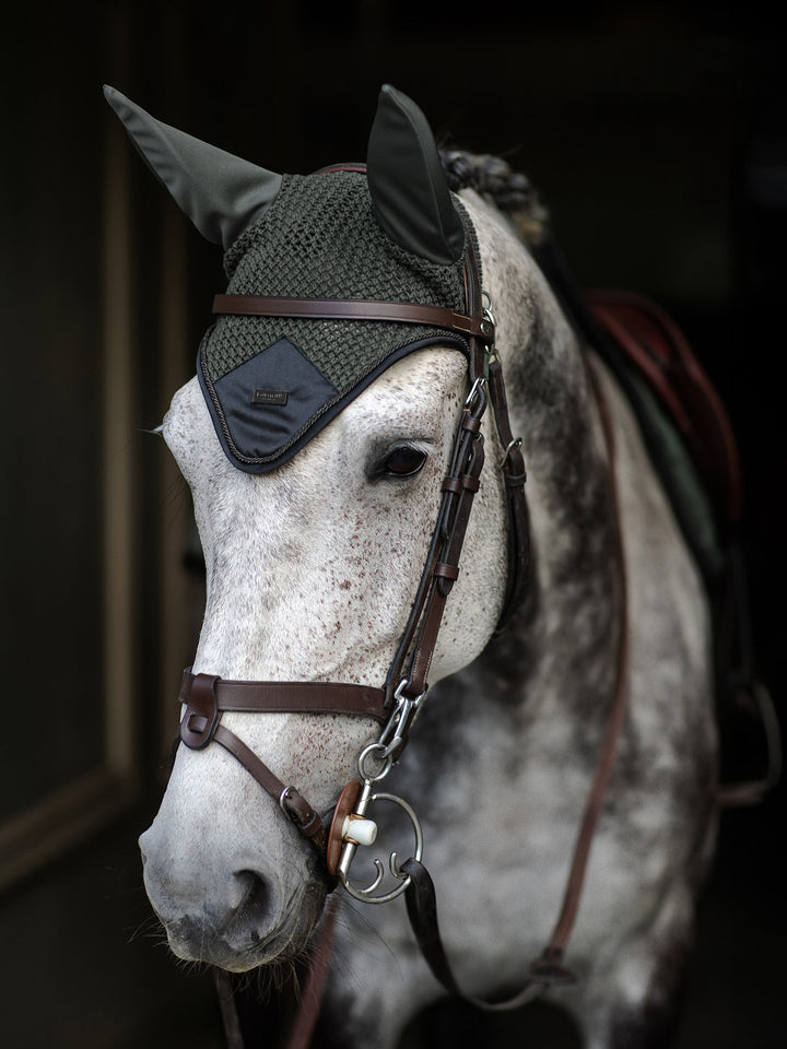 Equestrian Stockholm Fly Hood - Avenue Green - Fly Hood - Kingdom Equestrian