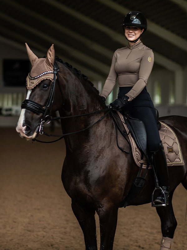 Equestrian Stockholm Fly Hood - Champagne - Fly Hood - Kingdom Equestrian