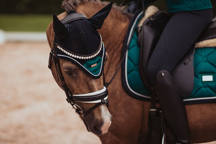Equestrian Stockholm Fly Hood - Emerald - Fly Hood - Kingdom Equestrian