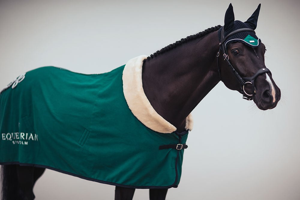 Equestrian Stockholm Fly Hood - Emerald - Fly Hood - Kingdom Equestrian