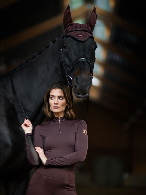 Equestrian Stockholm Fly Hood Endless Glow - Ear Bonnet - Kingdom Equestrian