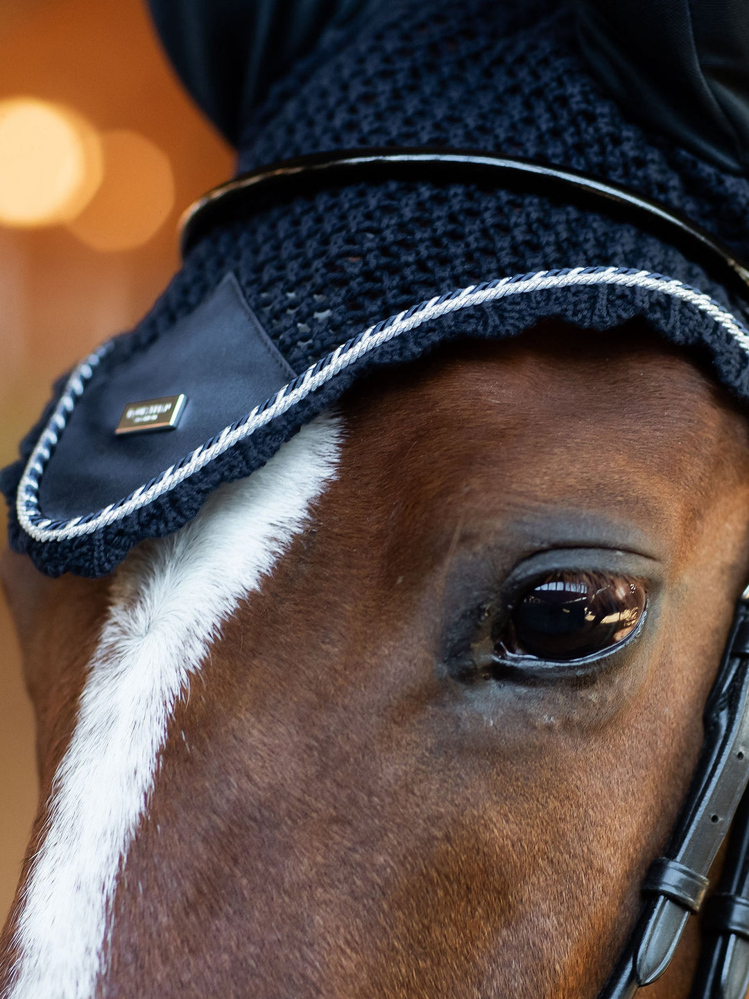 Equestrian Stockholm Fly Hood - Midnight Blue - Fly Hood - Kingdom Equestrian