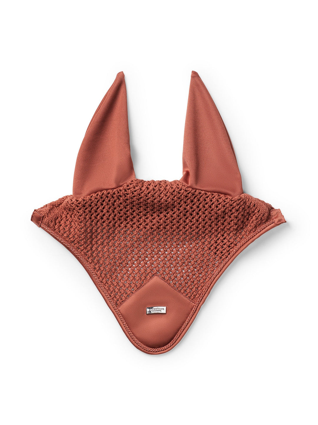Equestrian Stockholm Fly Hood Modern Coral - Ear Bonnet - Kingdom Equestrian