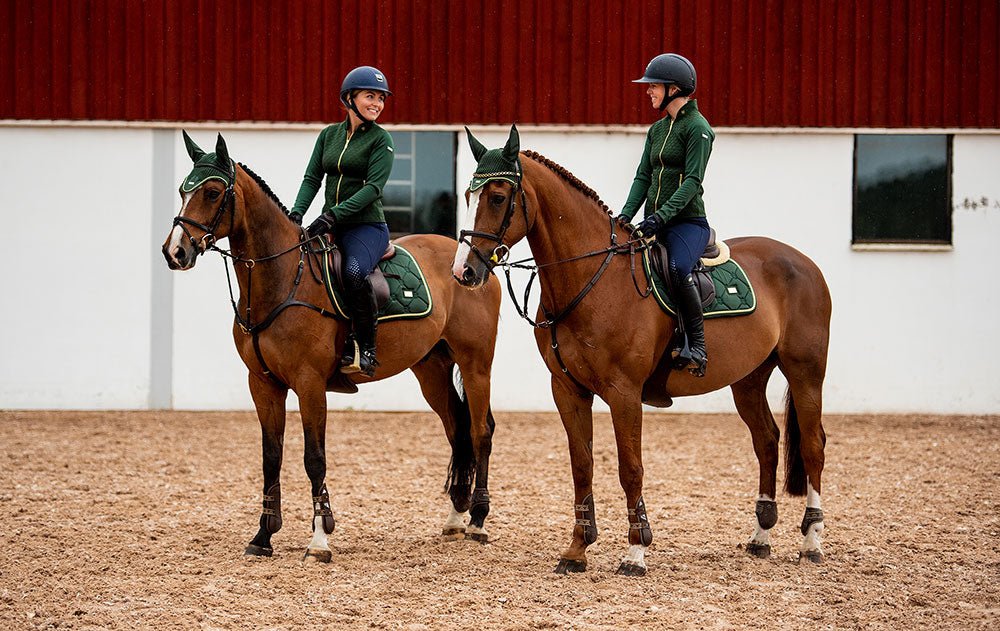 Equestrian Stockholm Jump Saddle Pad Forest Green - Jump Saddle Pad - Kingdom Equestrian