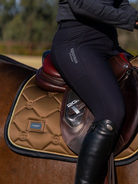 Equestrian Stockholm Jump Saddle Pad Golden Brass - Jump Saddle Pad - Kingdom Equestrian
