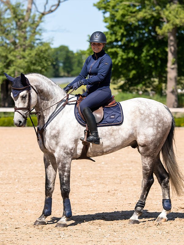 Equestrian Stockholm Jump Saddle Pad Lagoon Blush - Jump Saddle Pad - Kingdom Equestrian