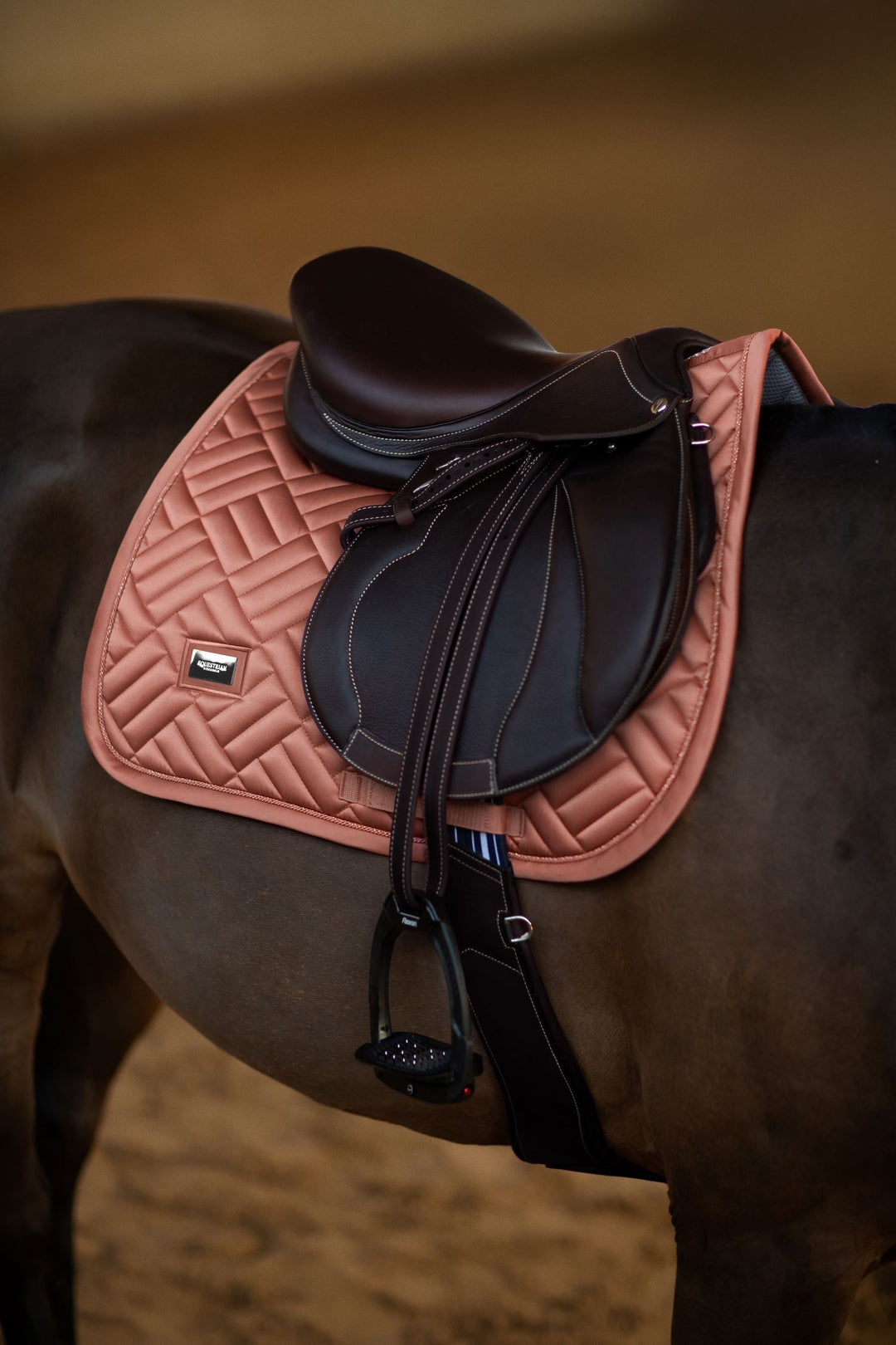 Equestrian Stockholm Jump Saddle Pad Modern Coral - Jump Saddle Pad - Kingdom Equestrian
