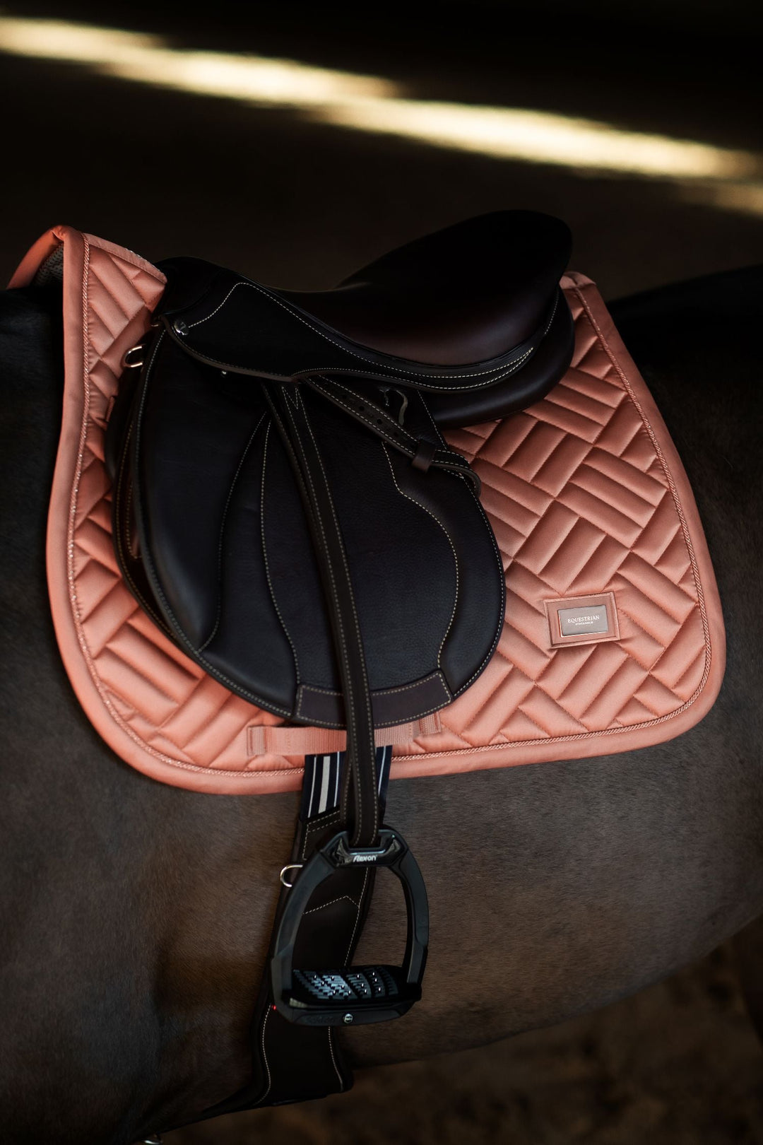 Equestrian Stockholm Jump Saddle Pad Modern Coral - Jump Saddle Pad - Kingdom Equestrian