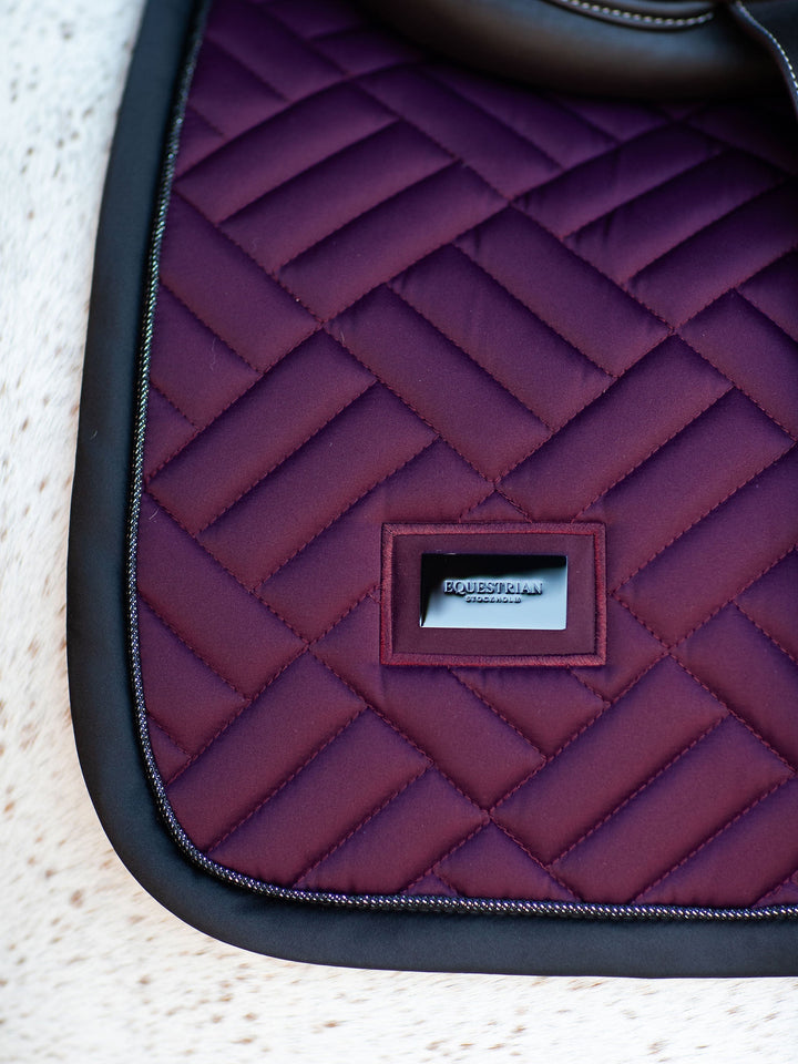 Equestrian Stockholm Jump Saddle Pad Modern Purple Night - Jump Saddle Pad - Kingdom Equestrian
