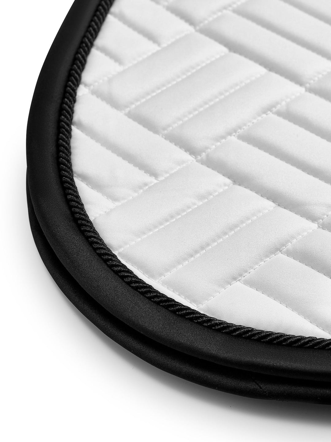 Equestrian Stockholm Jump Saddle Pad Modern White Black Edition - Jump Saddle Pad - Kingdom Equestrian