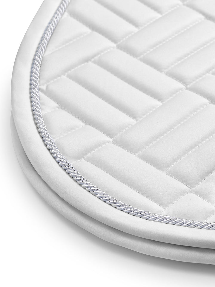 Equestrian Stockholm Jump Saddle Pad Modern White Perfection - Jump Saddle Pad - Kingdom Equestrian