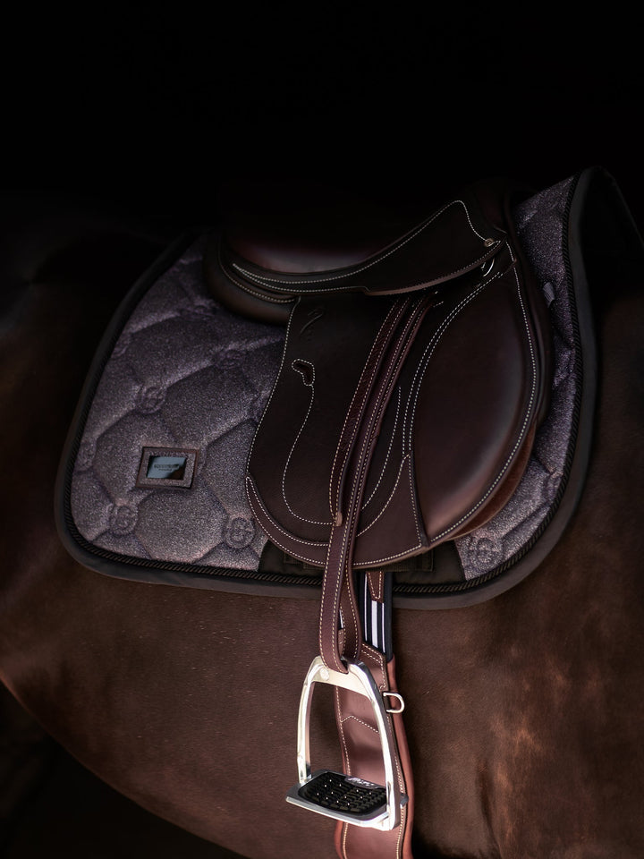 Equestrian Stockholm Jump Saddle Pad Purple Glimmer - Jump Saddle Pad - Kingdom Equestrian
