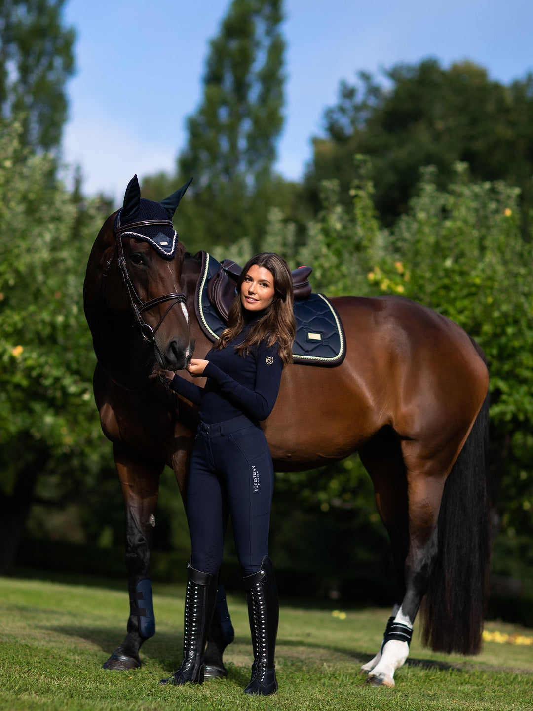 Equestrian Stockholm Jump Saddle Pad Royal Classic - Jump Saddle Pad - Kingdom Equestrian