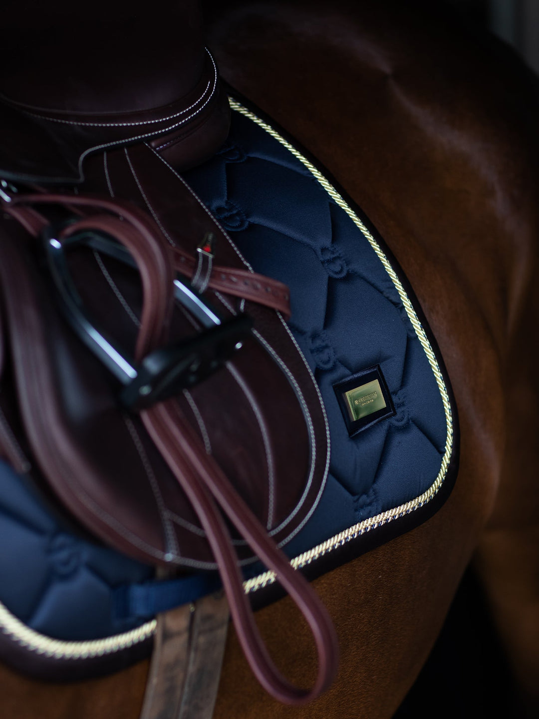 Equestrian Stockholm Jump Saddle Pad Royal Classic - Jump Saddle Pad - Kingdom Equestrian