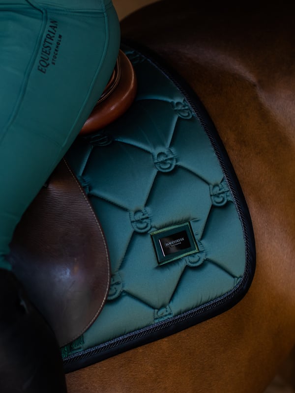 Equestrian Stockholm Jump Saddle Pad Sycamore Green - Jump Saddle Pad - Kingdom Equestrian