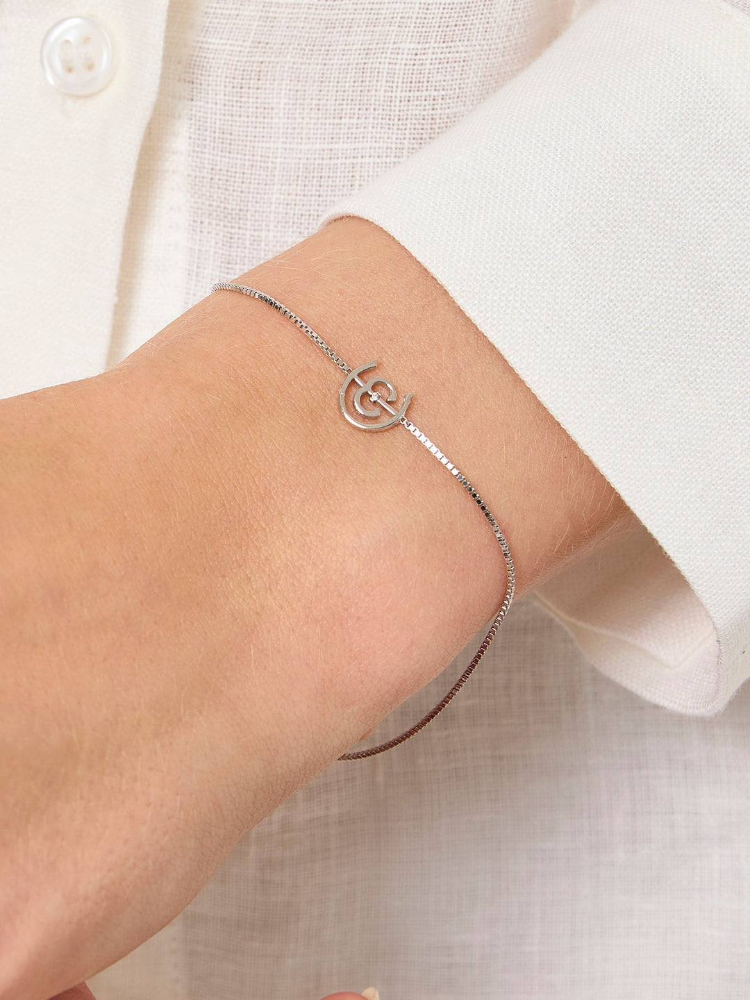 Equestrian Stockholm Logo Bracelet Silver - Jewellery - Kingdom Equestrian