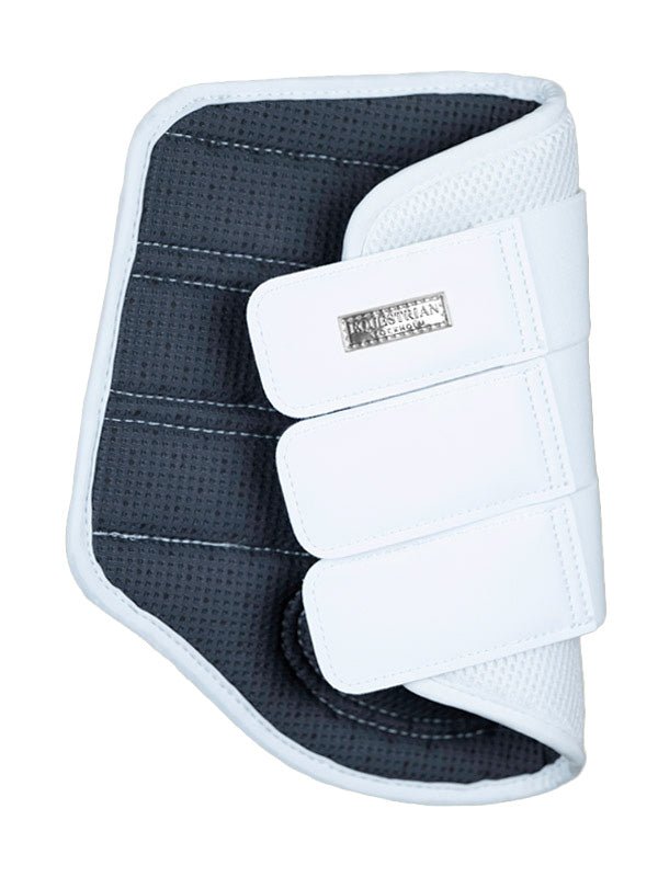 Equestrian Stockholm Mesh Brushing Boots White Silver - Brushing Boots - Kingdom Equestrian