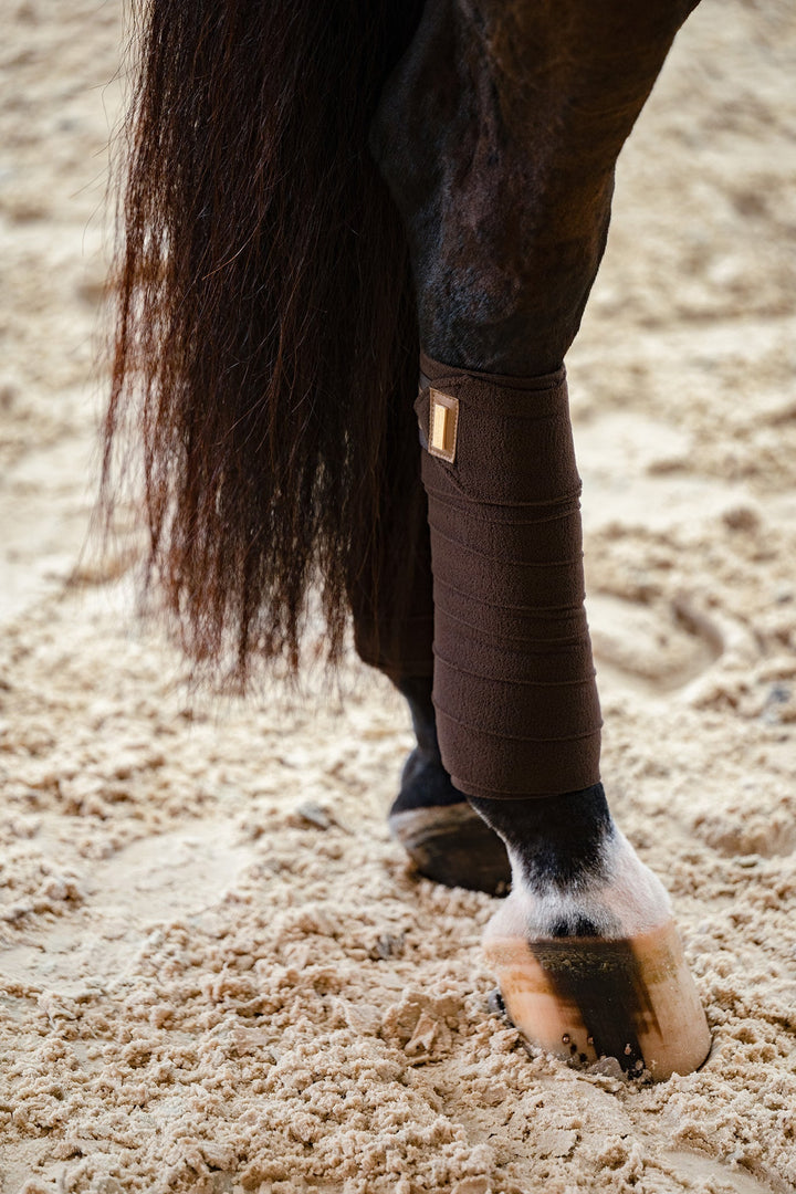 Equestrian Stockholm Polo Wraps Golden Brown - Polo Wraps - Kingdom Equestrian