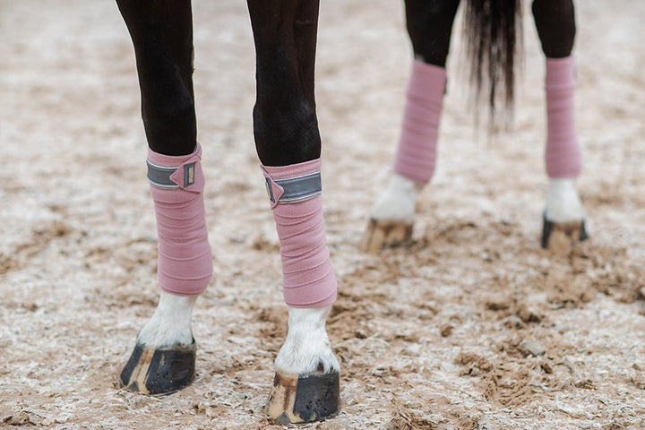 Equestrian Stockholm Polo Wraps Pink Crystal - Polo Wraps - Kingdom Equestrian