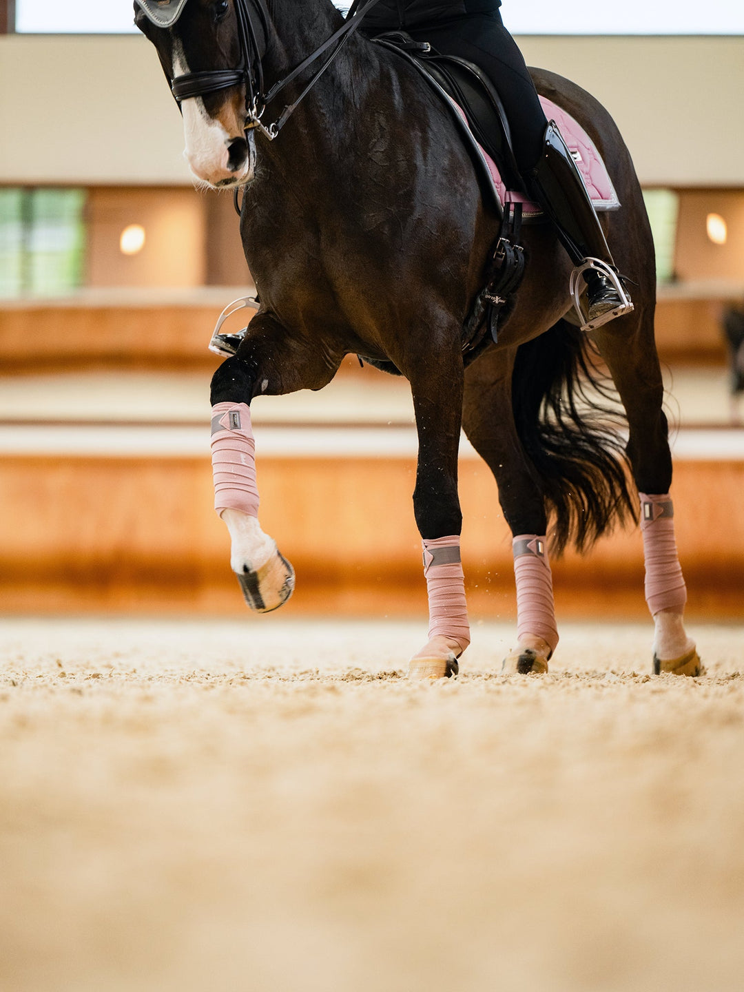 Equestrian Stockholm Polo Wraps Pink Crystal - Polo Wraps - Kingdom Equestrian