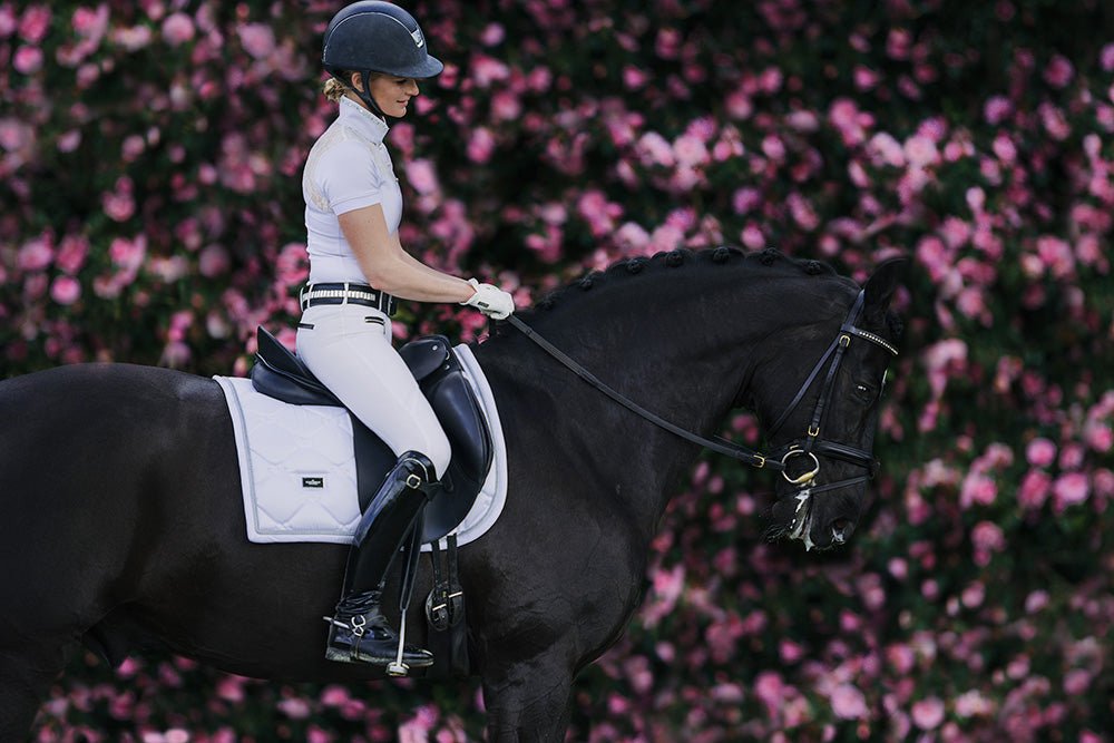 Equestrian Stockholm Polo Wraps White Perfection Silver - Polo Wraps - Kingdom Equestrian