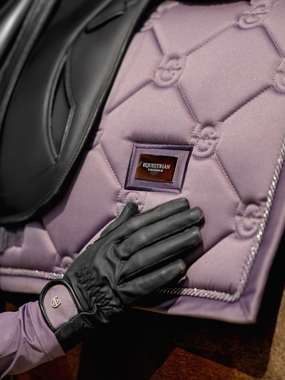 Equestrian Stockholm Riding Gloves Motion Dark Violet - Riding Gloves - Kingdom Equestrian