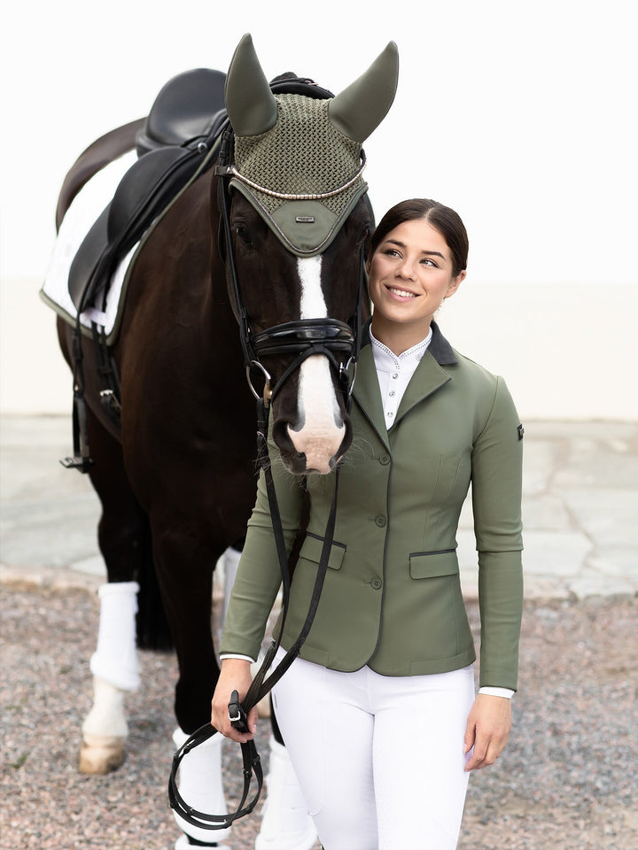 Equestrian Stockholm Soundless Fly Hood Modern Striking Valley - Ear Bonnet - Kingdom Equestrian