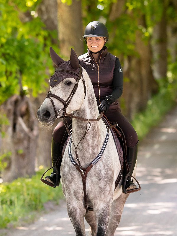 Equestrian Stockholm Soundless Fly Hood Moonless Night - Ear Bonnet - Kingdom Equestrian