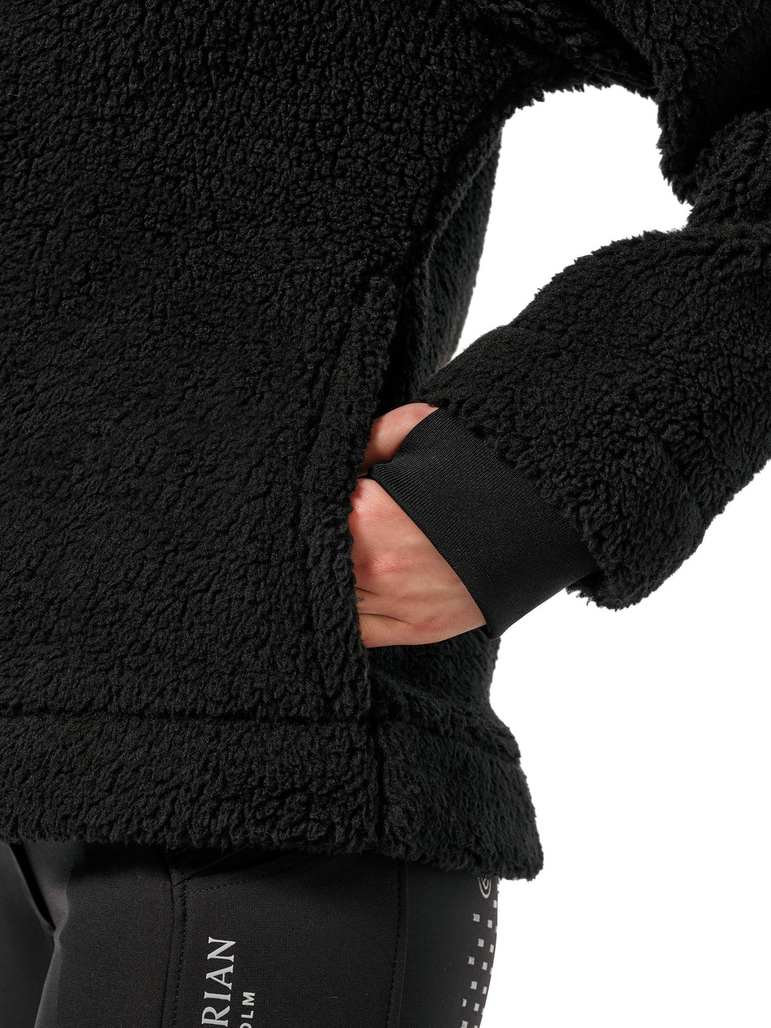 Equestrian Stockholm Teddy Fleece Jacket Dark Ocean - Riding Jacket - Kingdom Equestrian