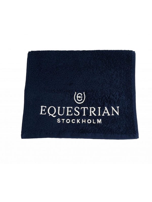 Equestrian Stockholm Towel Navy White - Towel - Kingdom Equestrian